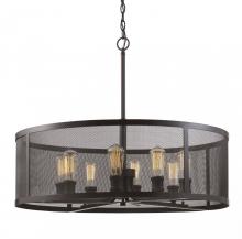 Trans Globe 10229 ROB - 8LT PENDANT-MESH SHADE-EDISON-